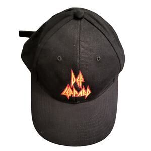 2014 Def Leppard Hat Black